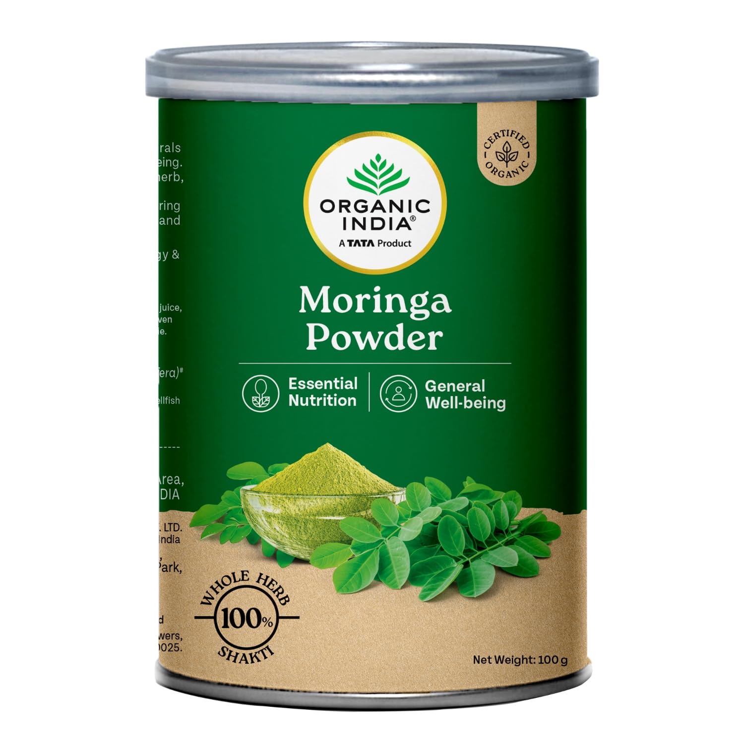 A TATA Product - Organic India Moringa Powder - 100g