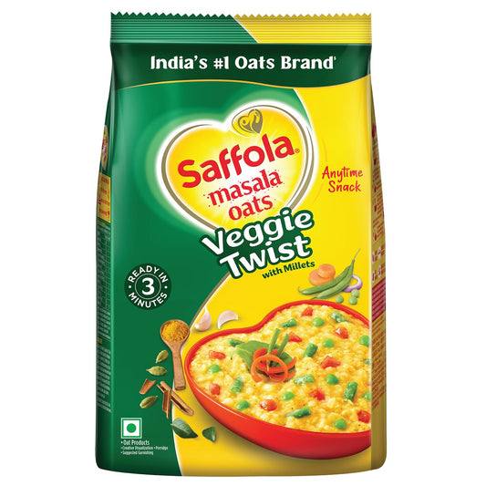 Saffola Masala Oats Veggie Twist - 1 kg