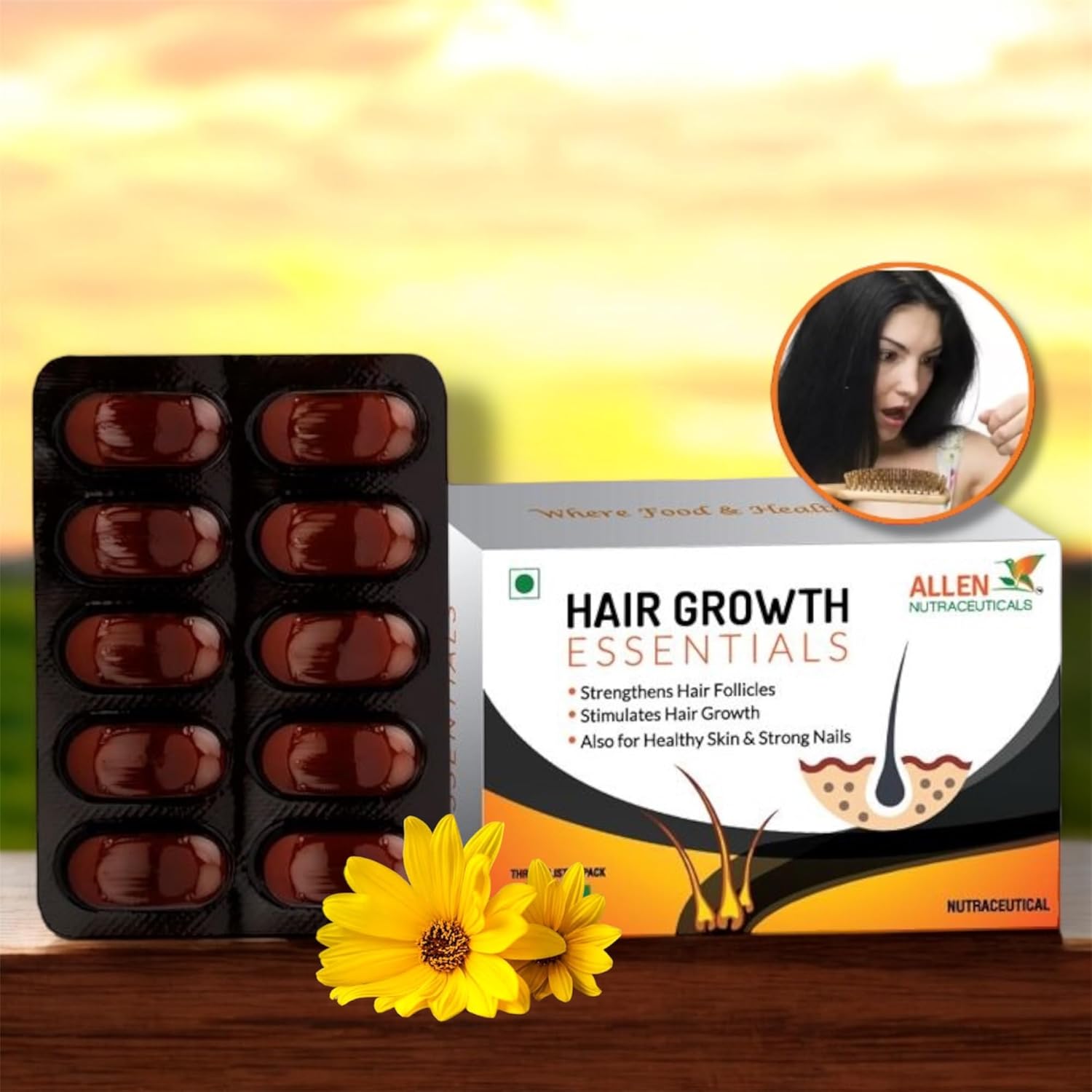 Allen Homeopathy Hair Growth Essentials Tablets - 30 tabs