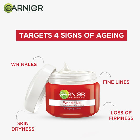 Garnier Skin Naturals Wrinkle Lift Anti-Ageing Cream - 18 gm