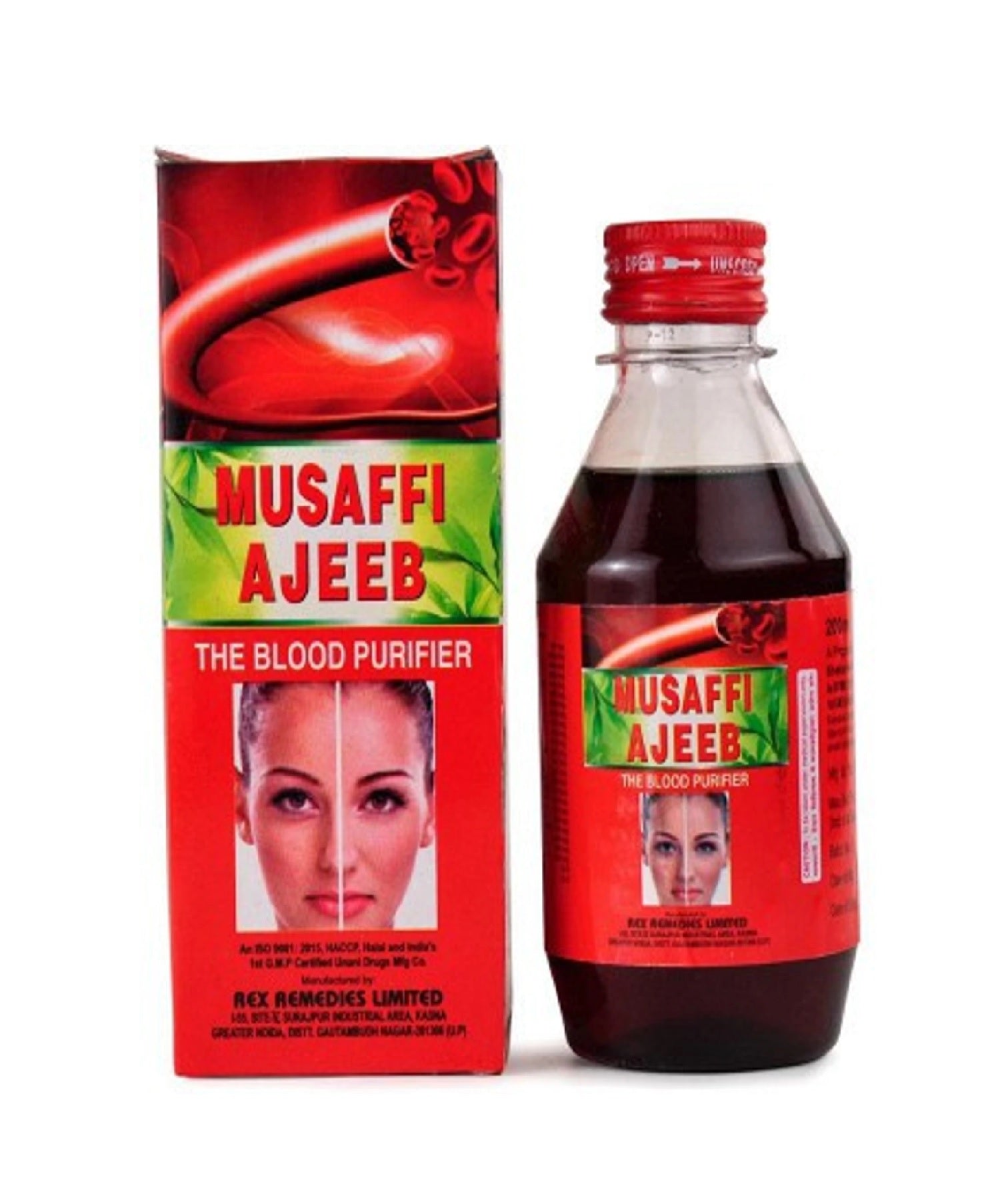 Rex Remedies Musaffi Ajeeb Syrup - 200 ml (Pack of 3)