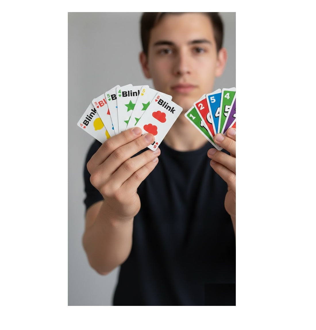 UNO Blink with UNO Wild Card Game Combo