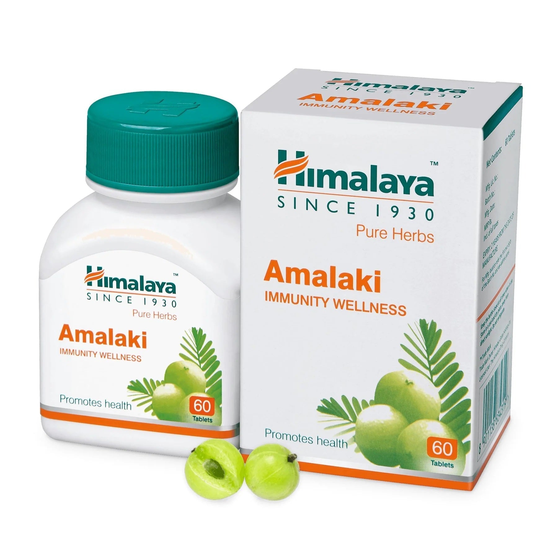Himalaya Wellness Pure Herbs Amalaki Immunity Wellness - Pack of 1 - 60 tabs