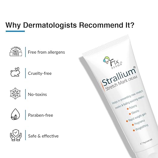 Fixderma Strallium Stretch Mark Cream - 75 gm