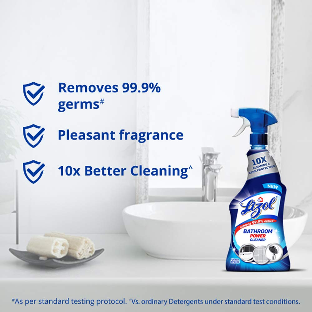 Lizol Power Bathroom Cleaner Trigger - 450 ml