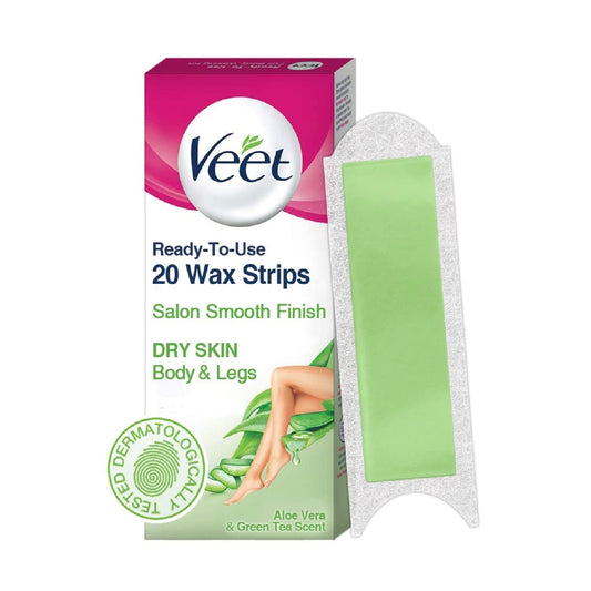 Veet Professional Waxing Strips Kit For Dry Skin (20Strips)