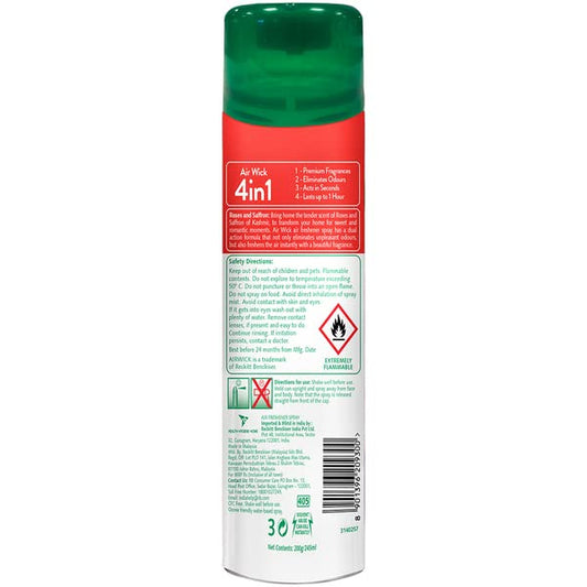 Air Wick - 245 ml - Rose & Saffron, Room Air Freshener Spray