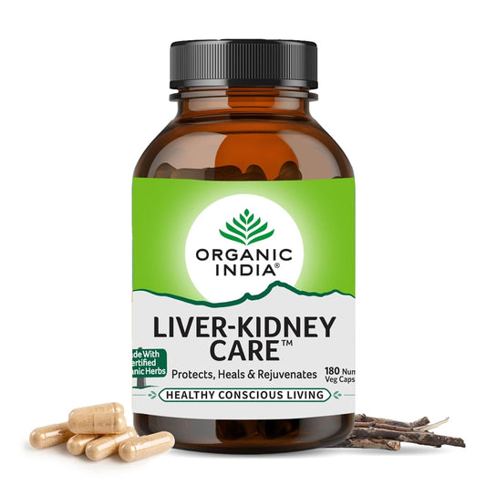 Organic India Liver-Kidney Care Veg | 180 Capsule