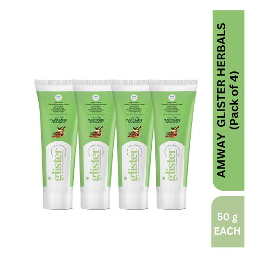 Amway Small Herbal Glisterr Toothpaste for Enamel Protection, Pack of 4