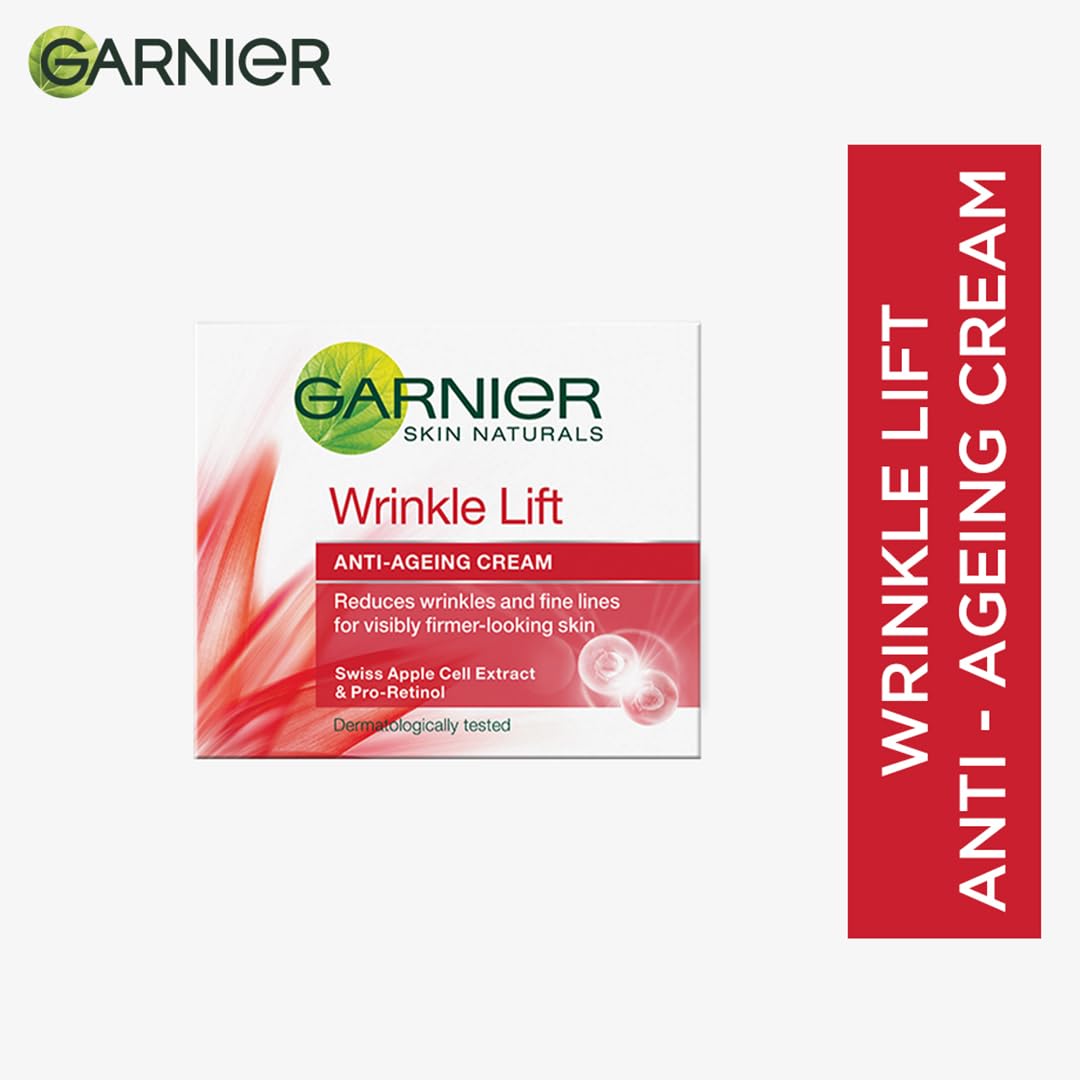 Garnier Skin Naturals Wrinkle Lift Anti-Ageing Cream - 18 gm