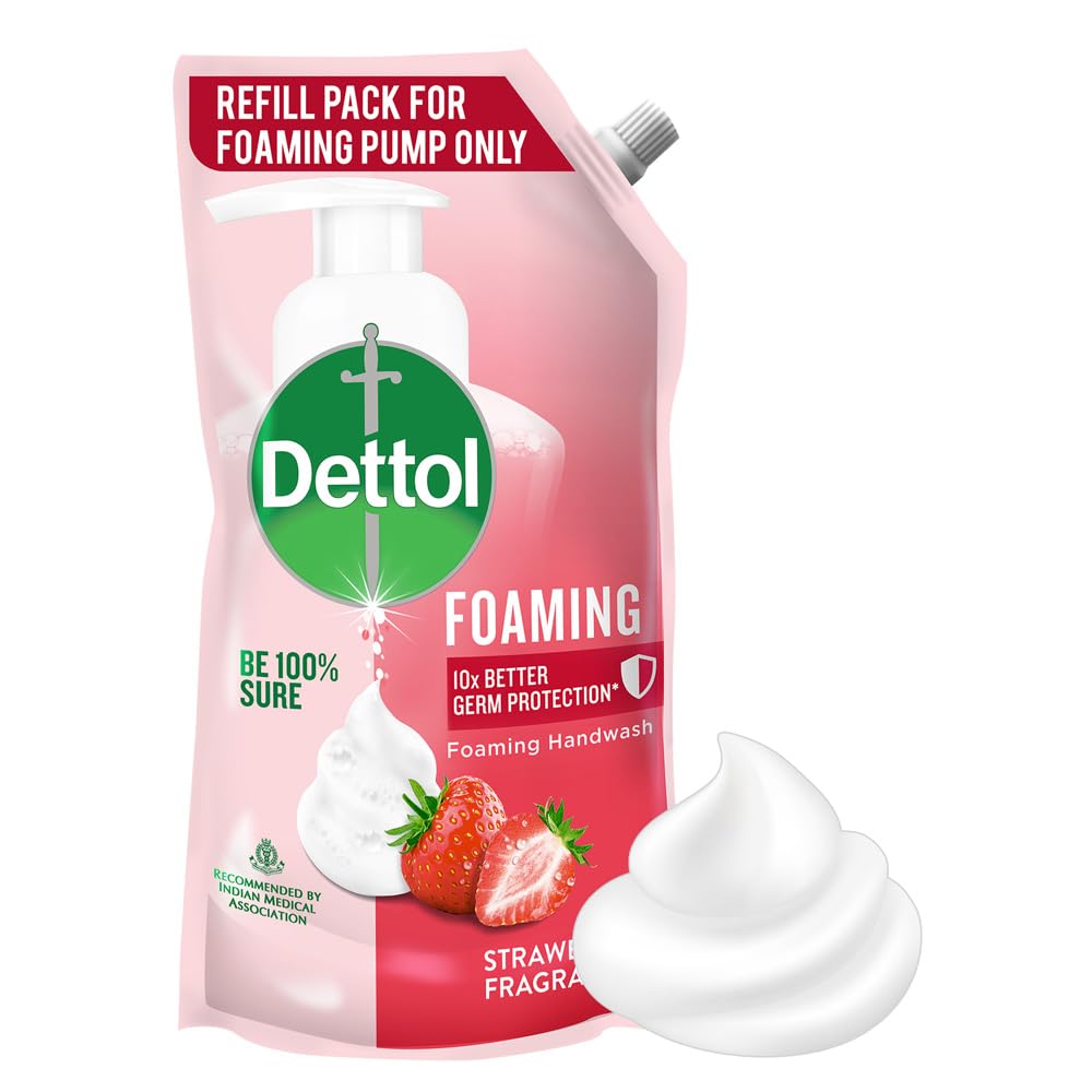 Dettol Foaming Handwash Refill - Strawberry, 700ml