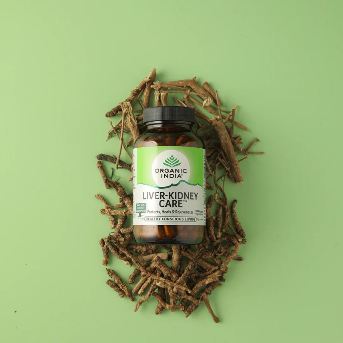 Organic India Liver-Kidney Care Veg | 180 Capsule