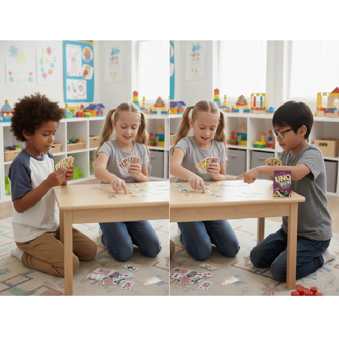 UNO Blink & UNO Flip Card Game Combo | Play with Friends & Family