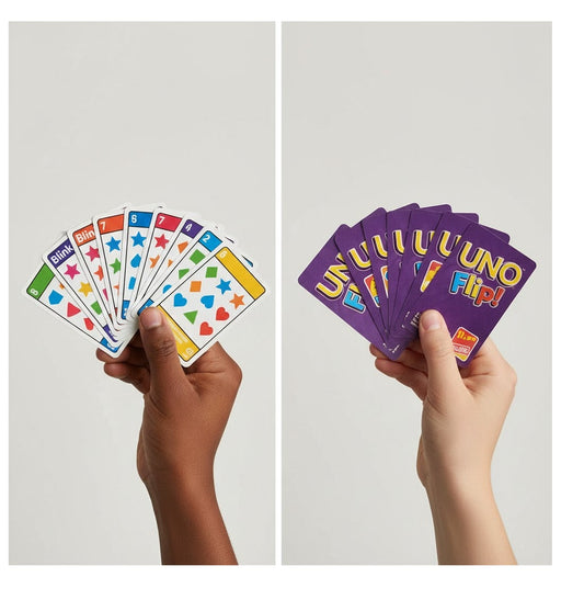 UNO Blink & UNO Flip Card Game Combo | Play with Friends & Family