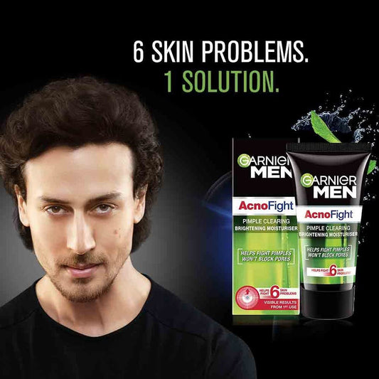 Garnier Men Acno Fight Pimple Clearing Brightening Moisturizer - 45 gm