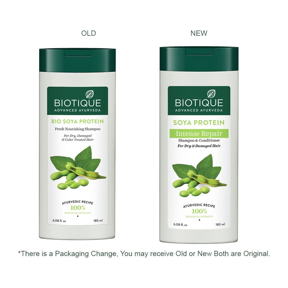 Biotique Bio Soya Protein Fresh Nourishing Shampoo | 180ml