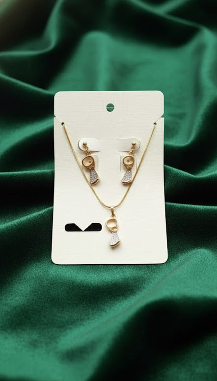 Modern Muse Two-Tone Geometric Jewelry Set