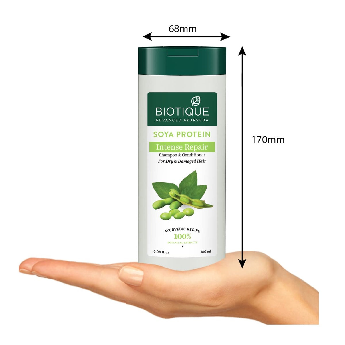 Biotique Bio Soya Protein Fresh Nourishing Shampoo | 180ml