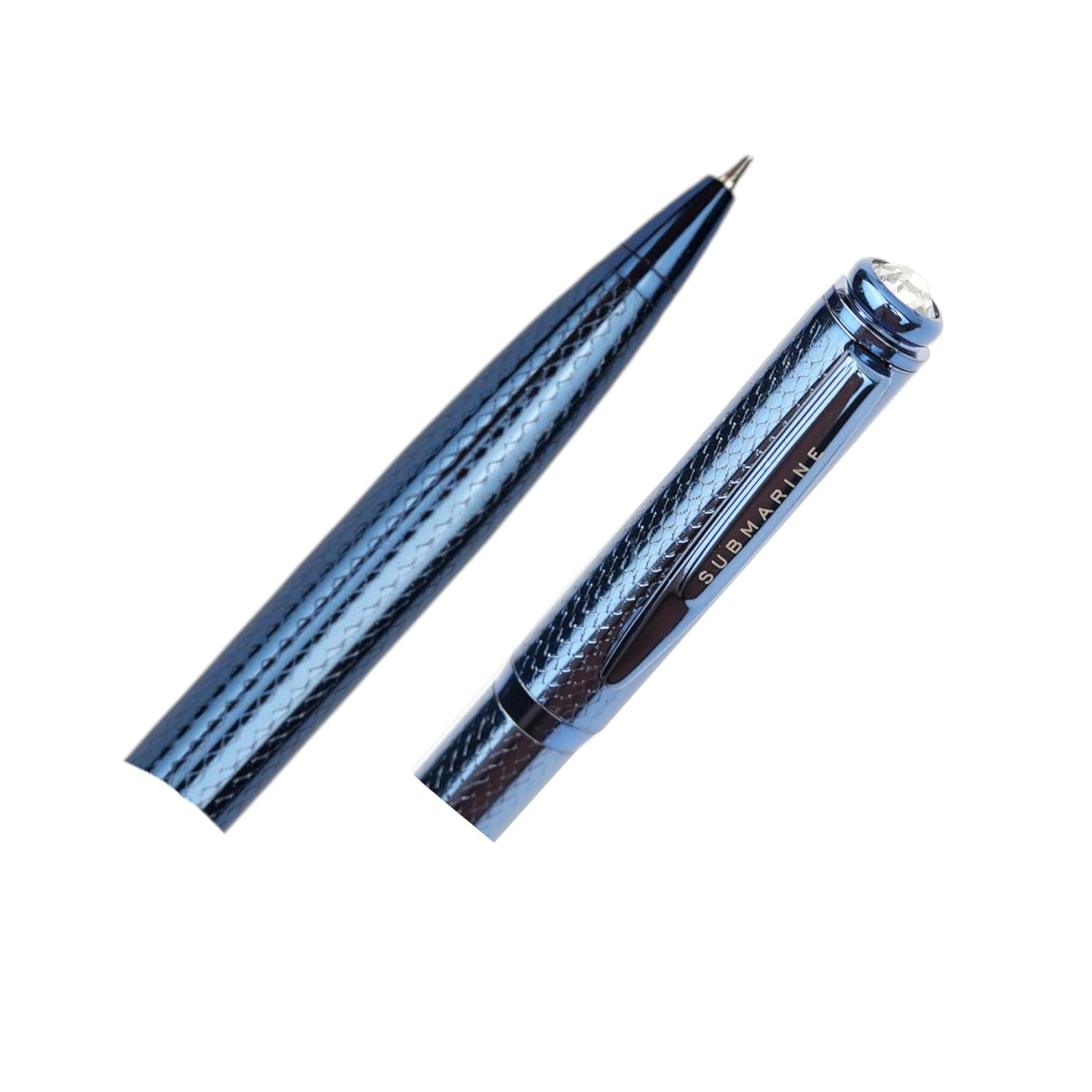 Submarine 1035 Premium Blue Textured Metal Ball Pen