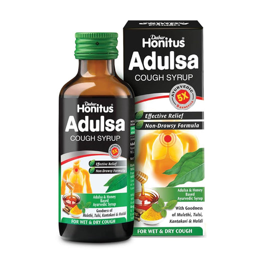 Dabur Honitus Adulsa Cough Syrup - 100 ml