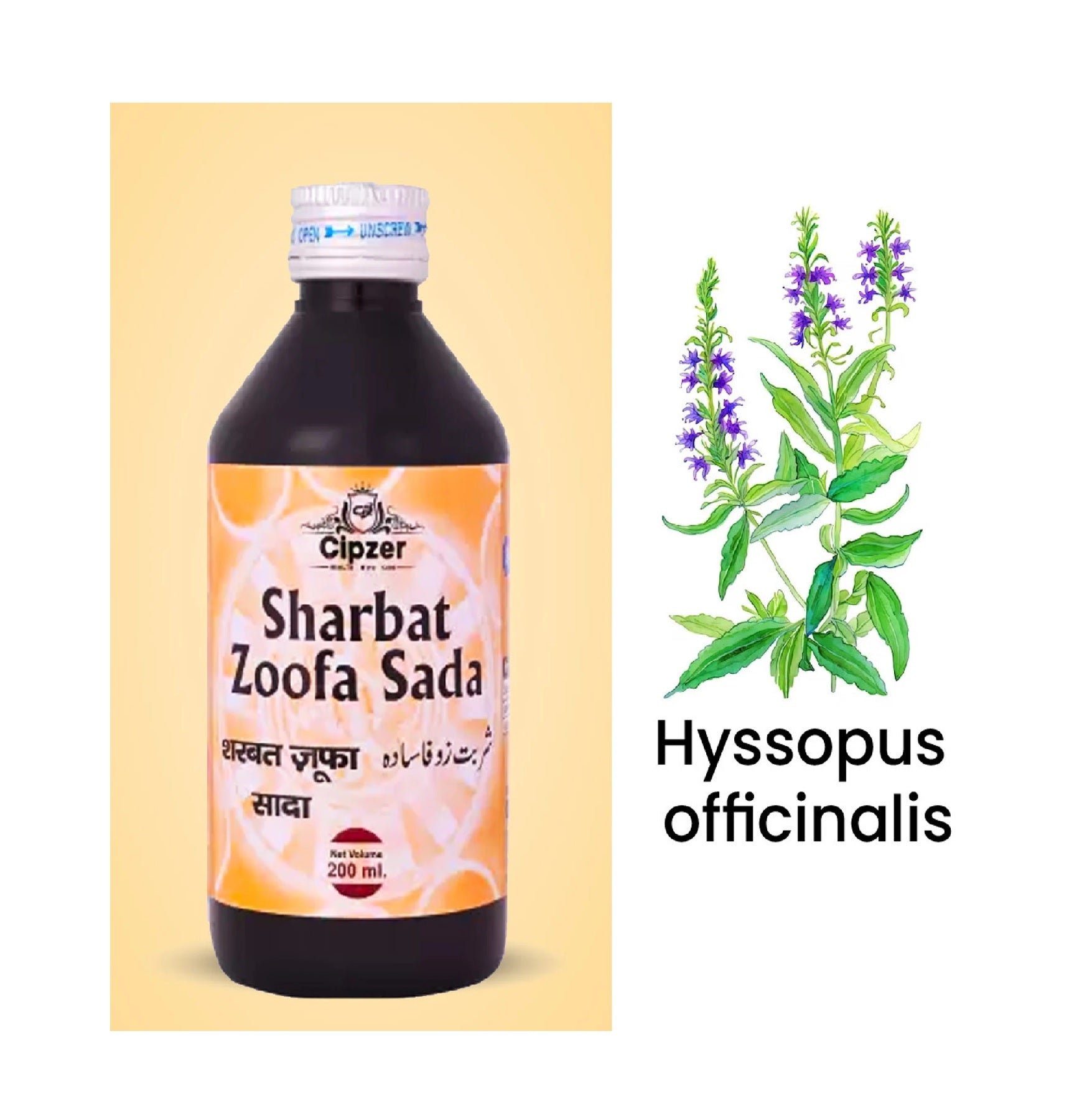 Cipzer Sharbat Zoofa Sada | 200ml