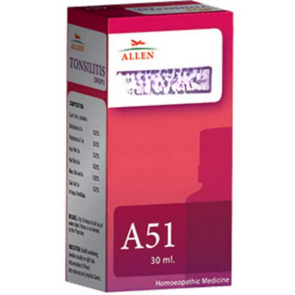 Allen Homeopathy A51 Drops - 30 ml