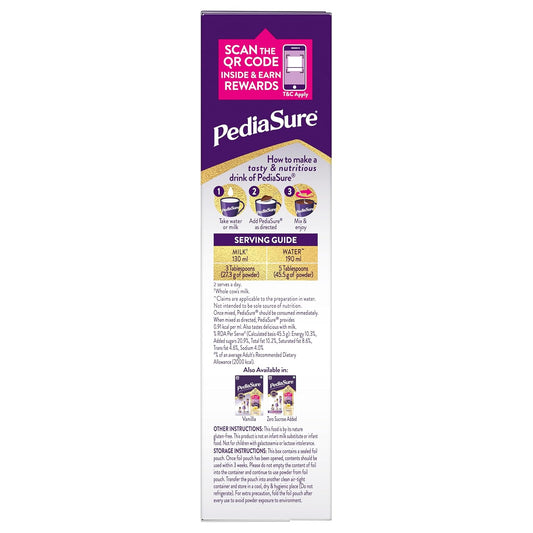 Pediasure Health and Nutrition Drink Powder for Kids Growth Chocolate - 375gm