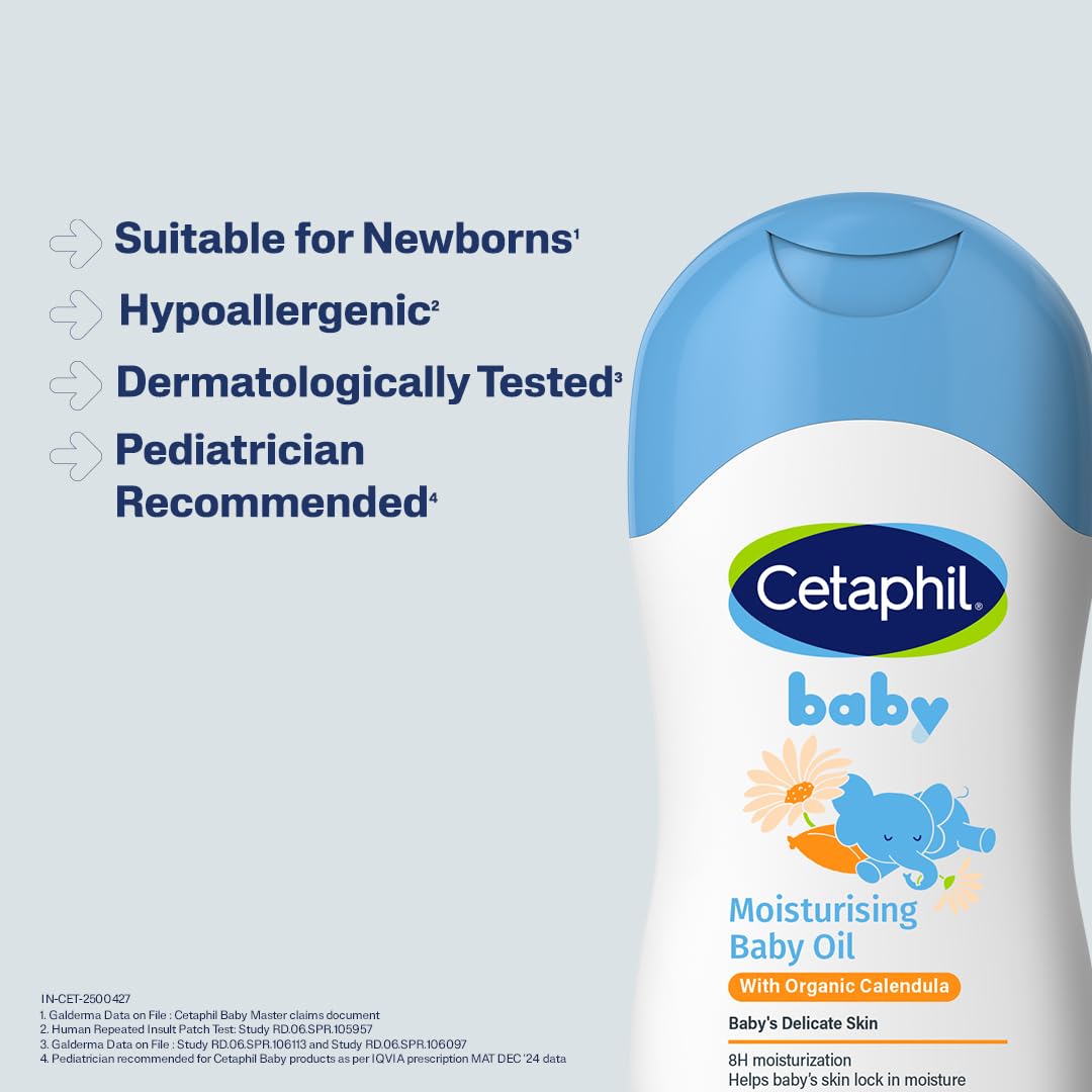 Cetaphil Baby Massage Oil With Shea Butter - 200 ml