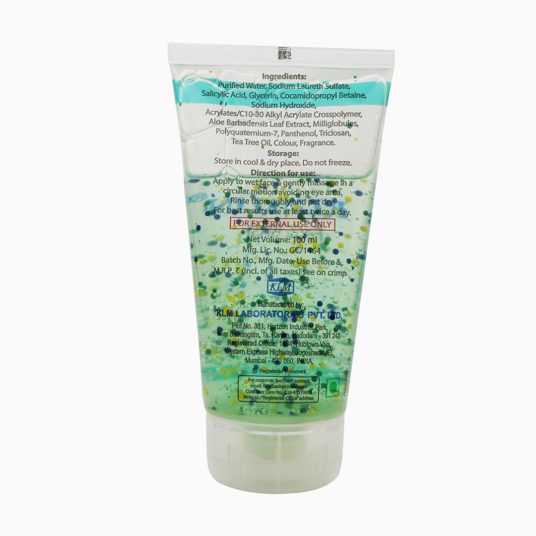 KLM Klin Face Wash Daily Cleansing For Oily & Acnegenic Skin - 100 ml