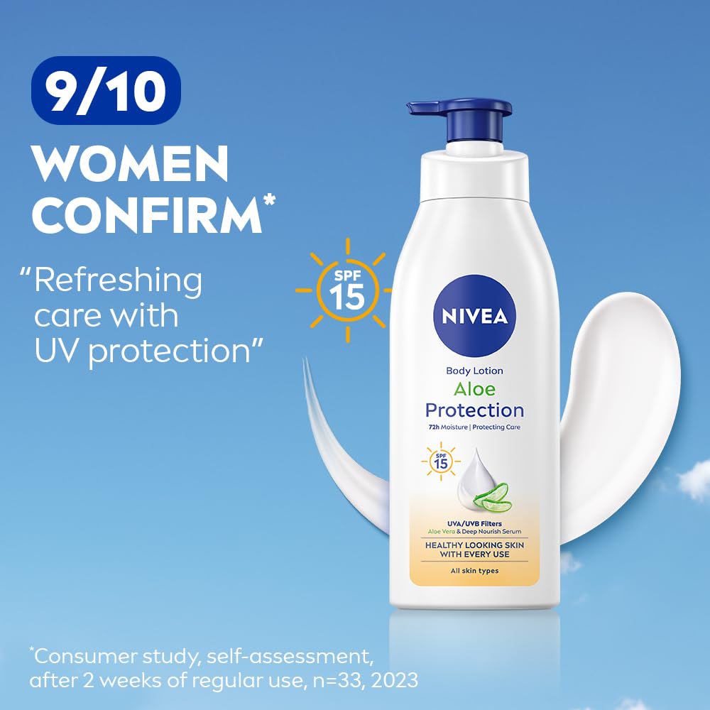 Nivea Aloe Protection SPF 15 Body Lotion - 400 ml
