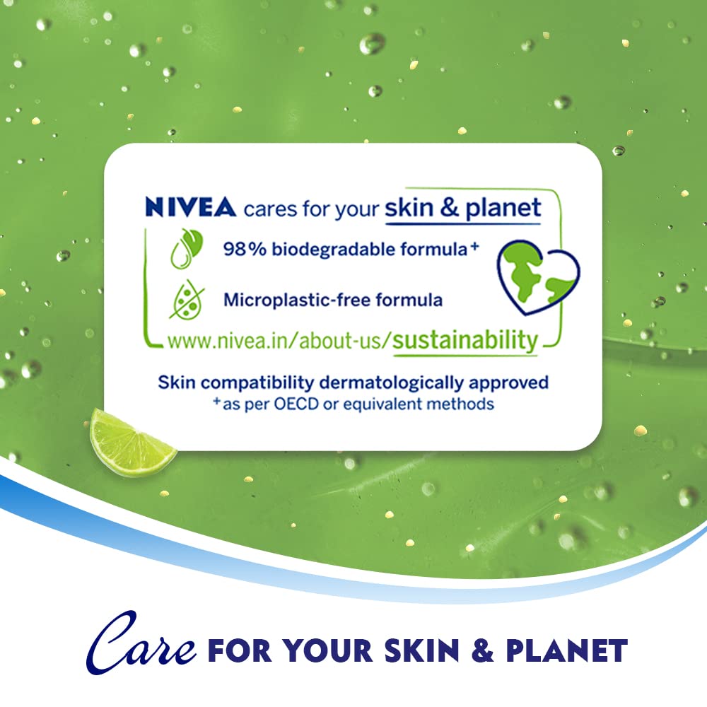 Nivea Body Wash Lemon & Oil Shower Gel - Pampering Care & Refreshing Scent - 250 ml