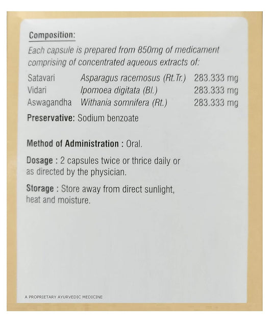 AVN AYURVEDA LACTOVEN CAPSULE – 120 NOS For milk productionin Lactating Mothers
