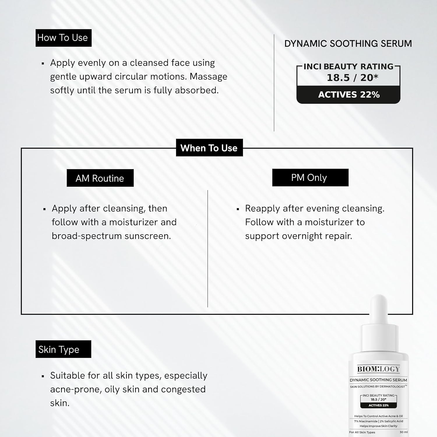 Biomlogy Dynamic Soothing Face Serum - 30 ml