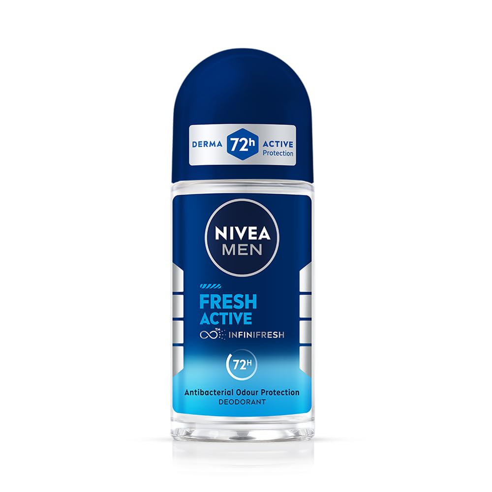 Nivea Men Fresh Active Deo Roll On 48 H Freshness - 50 ml