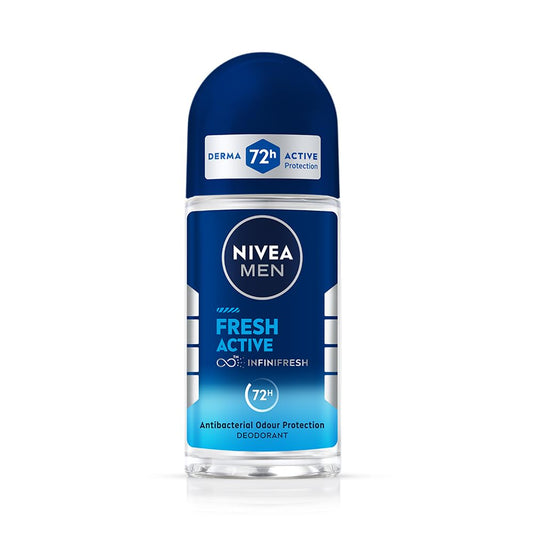 Nivea Men Fresh Active Deo Roll On 48 H Freshness - 50 ml