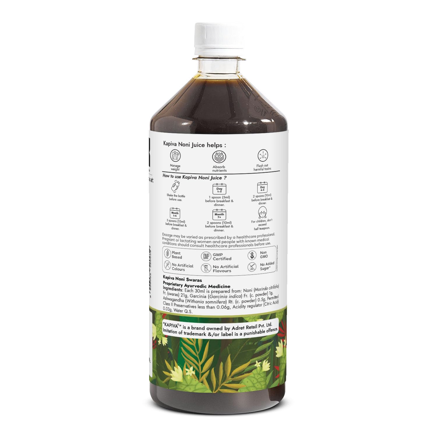 Kapiva Ayurveda Noni Juice - 1L