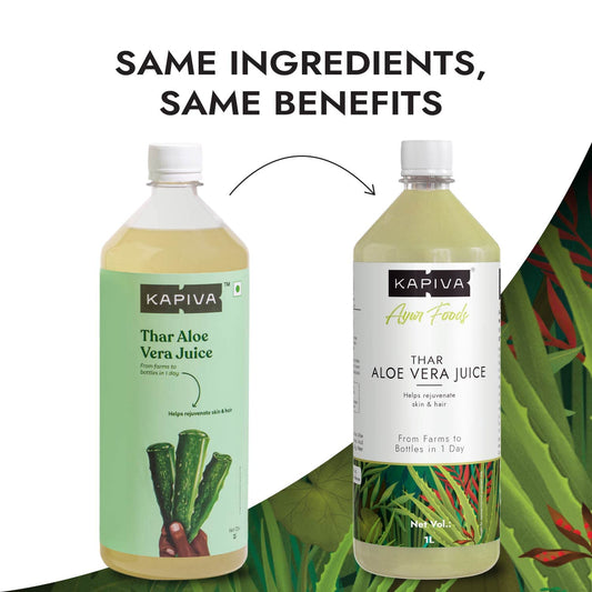 Kapiva Ayurveda Thar Aloe Vera Juice - 1L