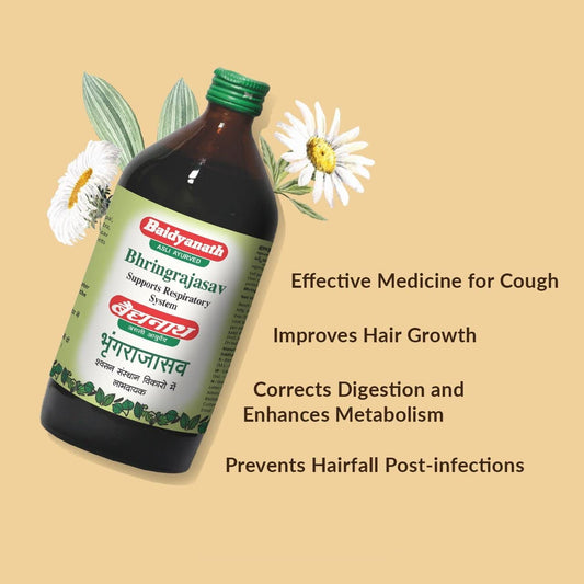 Baidyanath Nagpur Bhringrajasava - 450 ml