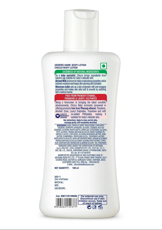 Chicco Baby Moments Body Lotion - 100 ml