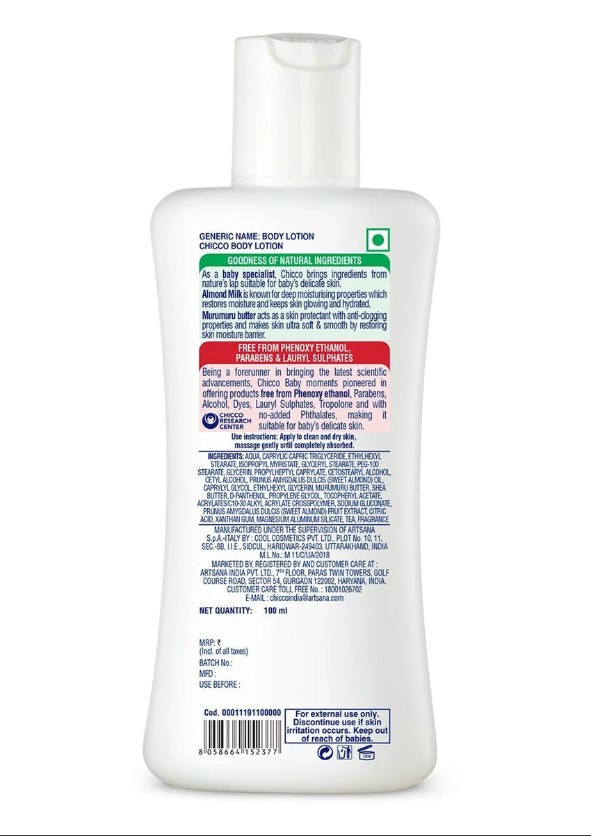 Chicco Baby Moments Body Lotion - 100 ml