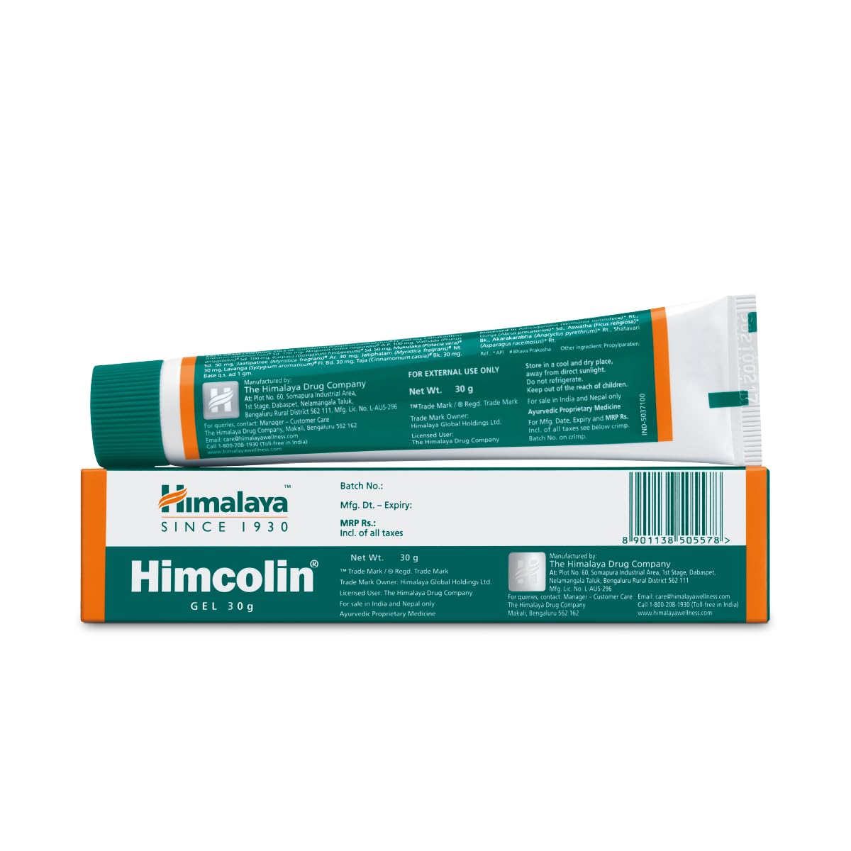 Himalaya Himcolin Gel (30 gm) - Pack of 1