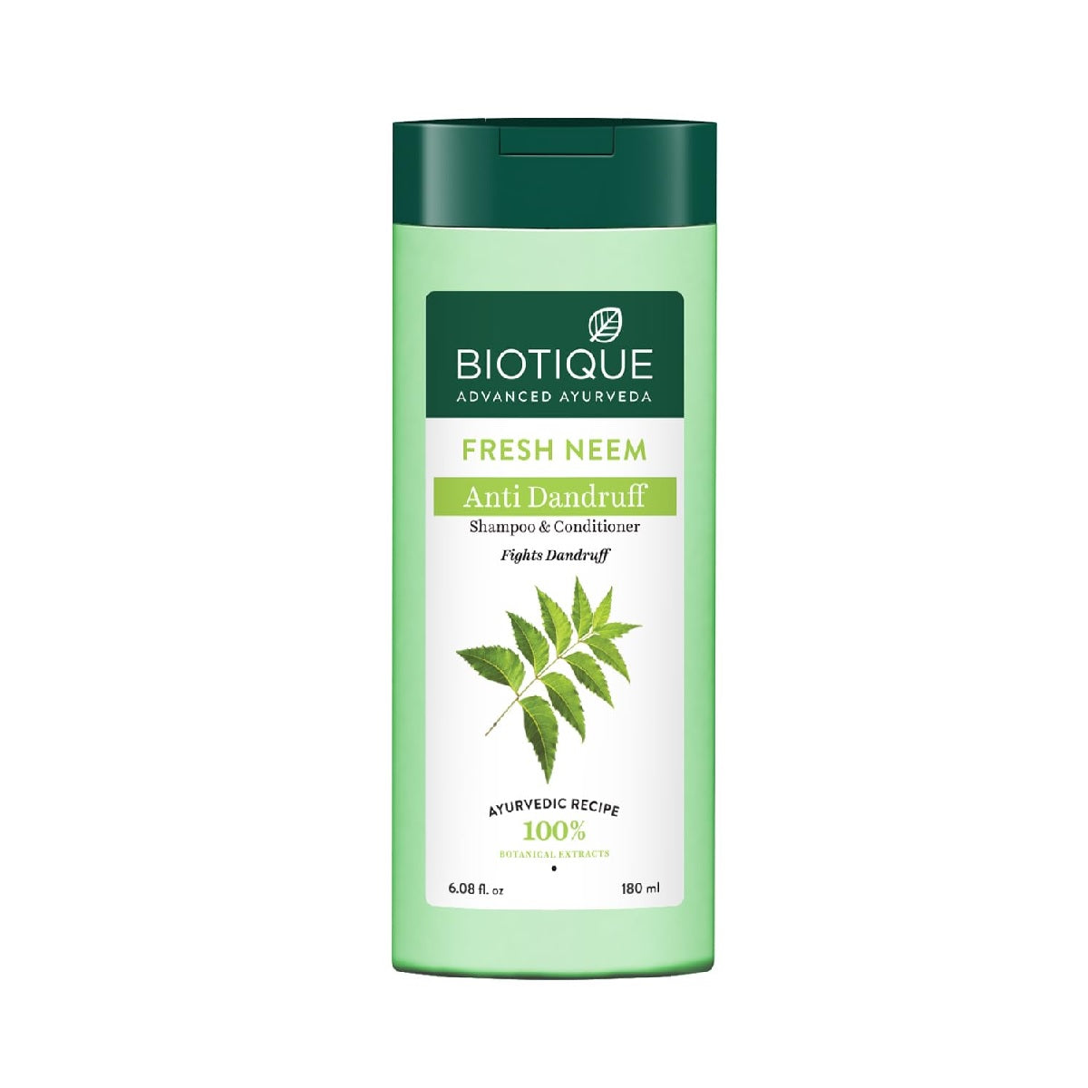 Biotique Bio/Fresh Neem Anti Dandruff Shampoo & Conditioner |Suitable for All Skin Types - 180 ml