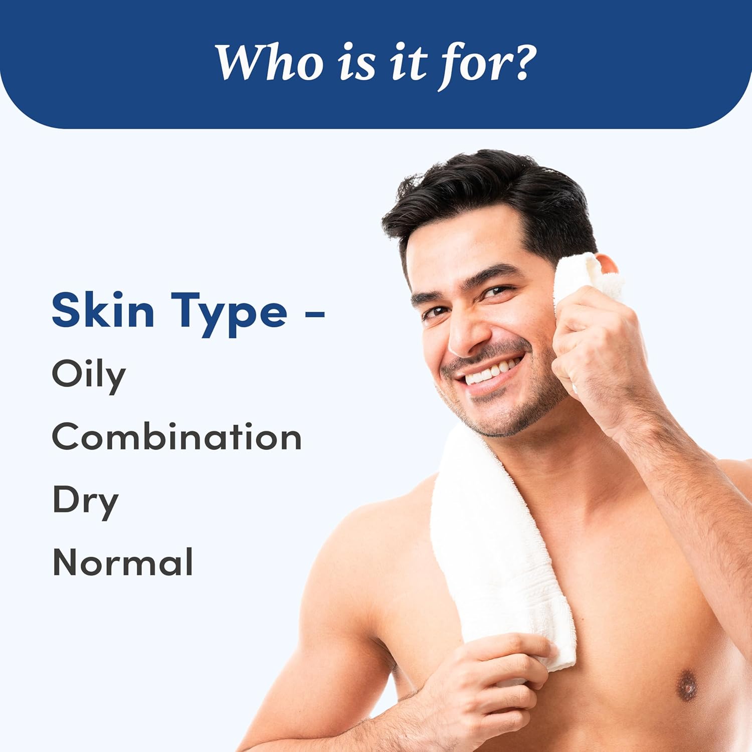 Man Matters Clean Oil Control Face Wash For Men With % Salicylic & Glycolic Acid - 120 ml