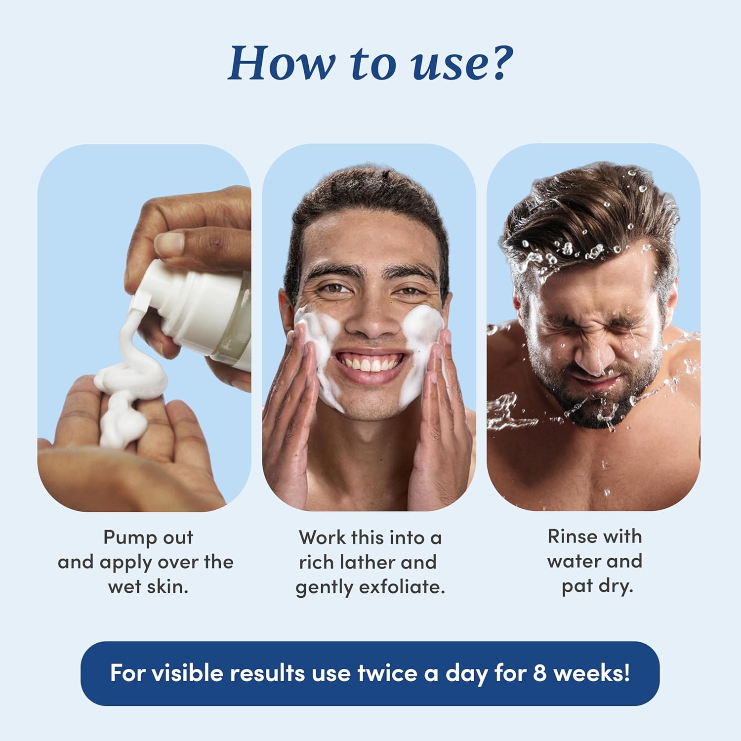 Man Matters Clean Oil Control Face Wash For Men With % Salicylic & Glycolic Acid - 120 ml