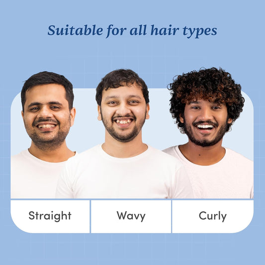 Man Matters Hair Scalp Massager Shampoo Brush - Soft Silicone Bristles for Deep Scalp Cleaning
