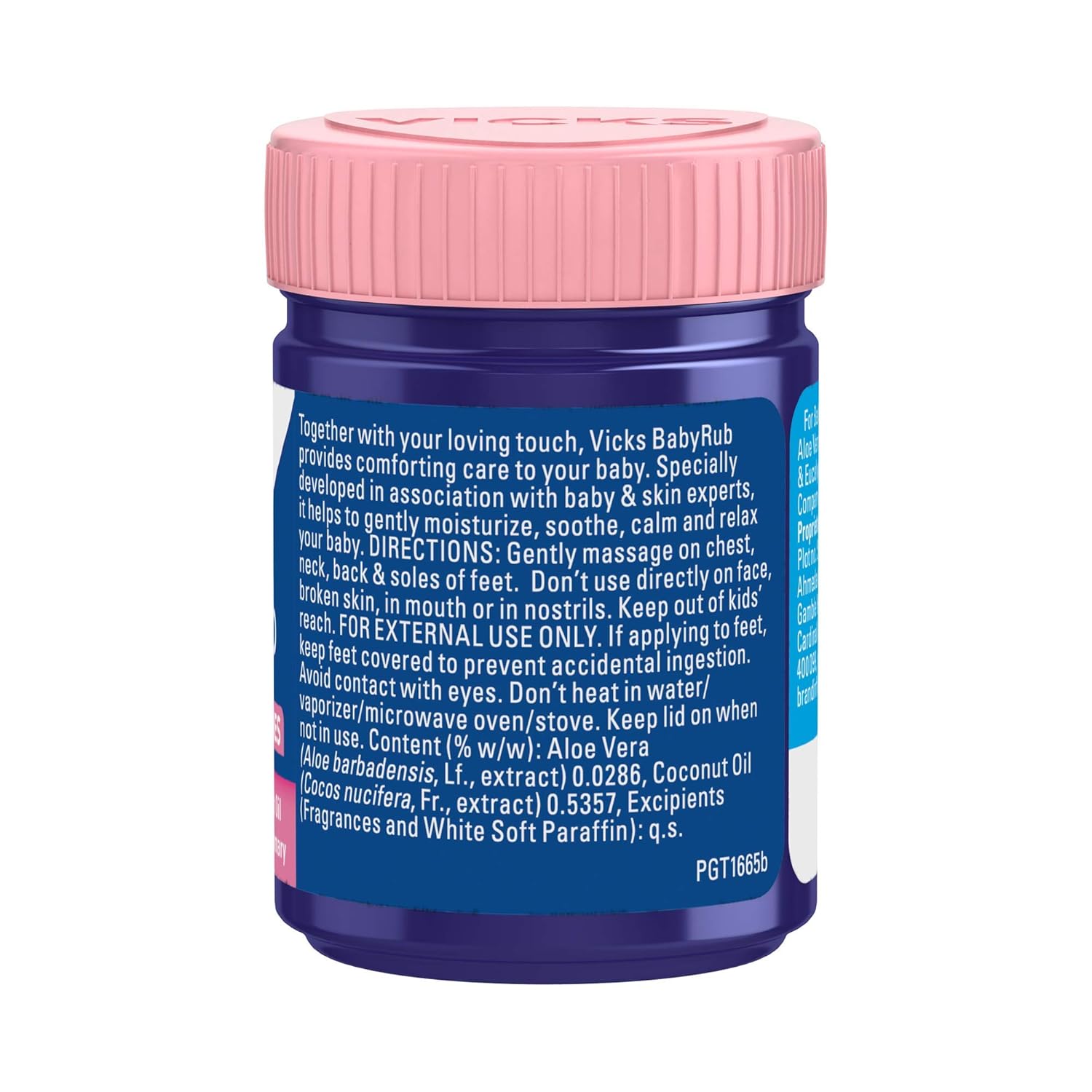 Vicks BabyRub 25ml, Specifically for Babies-Moisturize, Soothe and Relax your baby