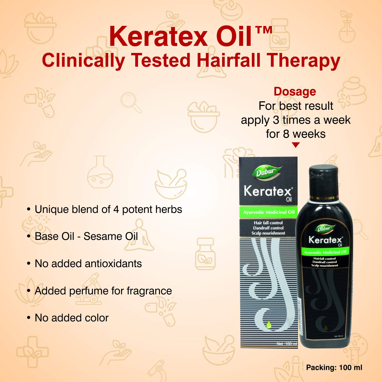 Dabur Keratex Oil - 100 ml
