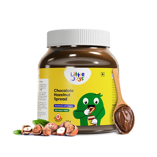 Little Joys Chocolate Spread for Kids With Hazelnut, Cocoa, Ragi & Bajra - 300 gm - Hazelnut Chocolate