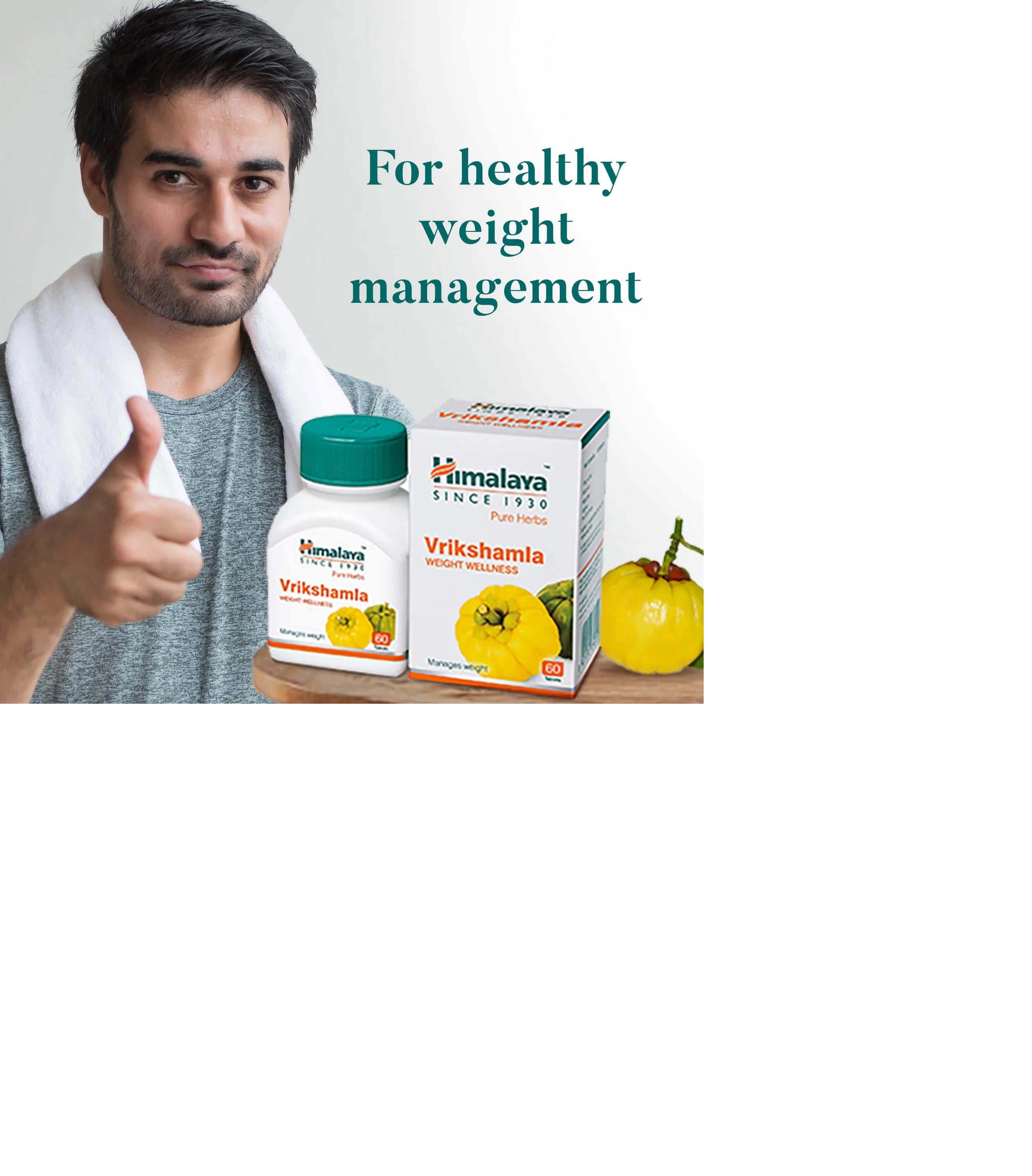 Himalaya Wellness Pure Herbs Vrikshamla Weight Wellness - Pack of 1 - 60 tabs