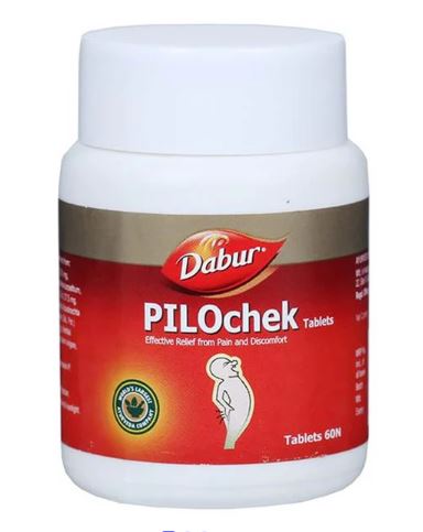 Dabur Pilochek - 60 Tablets